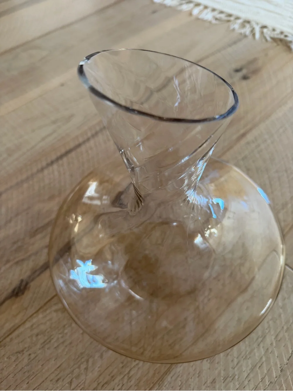 Smoked Glass Wine Decanter - Elegant Home Accent
